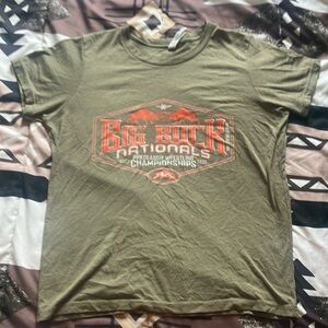 Bella Canvas Green and Orange Short Sleeve Tees
